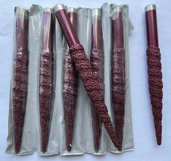 Brazed diamond carving tools Brazed diamond carving tools