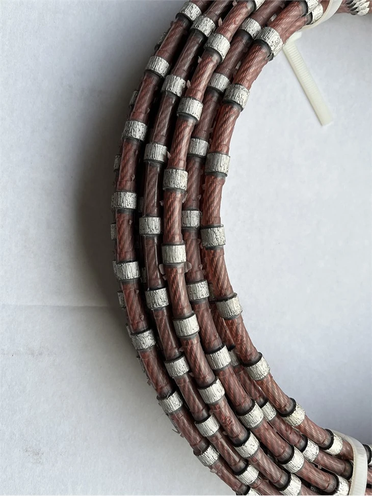 Flexible wire saw for stones